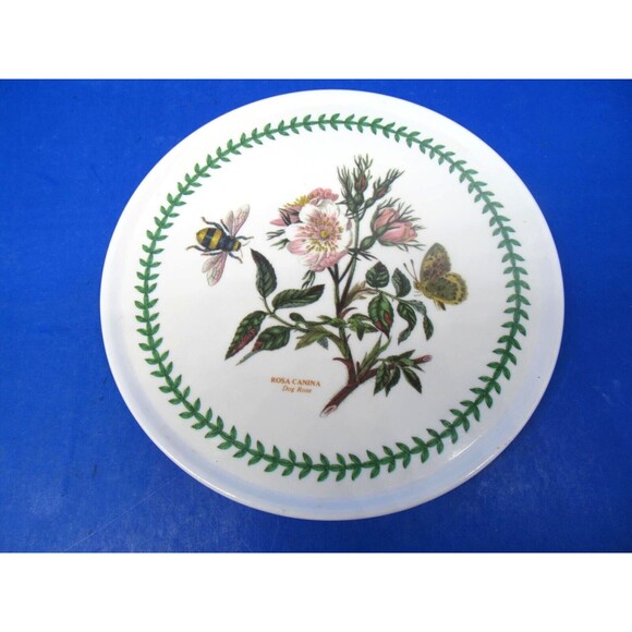 Portmeirion Botanic Garden Trivit Dog Rose Tea Pot Stand Melamine 6.5" - Picture 5 of 8